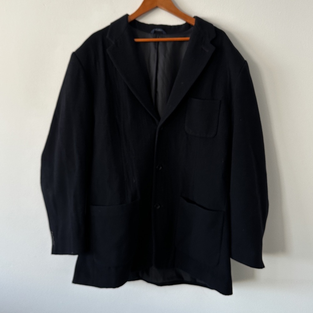 Gap Black Wool Blend Peacoat Jacket Size 2XL